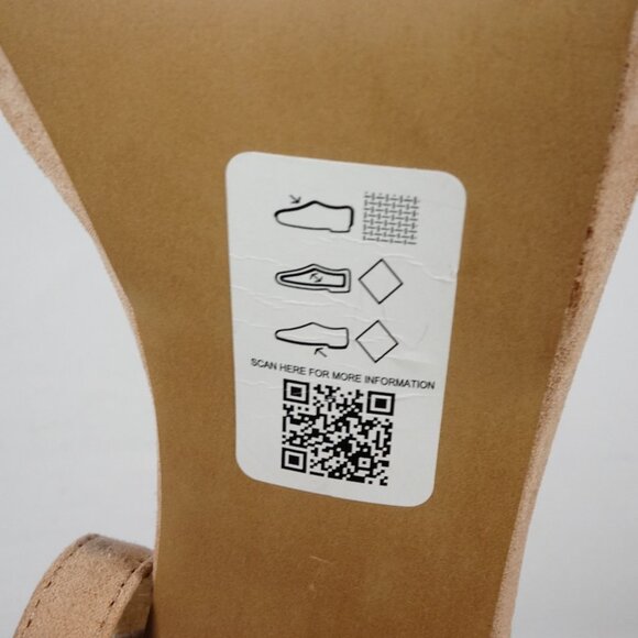 ASOS DESIGN Natasha Platform "Barely There" Heel Sandals Beige UK 7/ US 9 - Picture 8 of 10